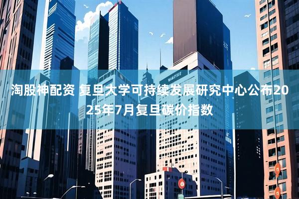淘股神配资 复旦大学可持续发展研究中心公布2025年7月复旦碳价指数