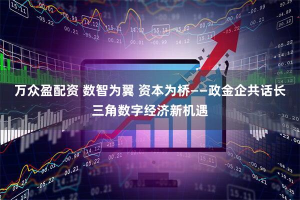 万众盈配资 数智为翼 资本为桥——政金企共话长三角数字经济新机遇